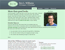 Tablet Screenshot of benlwilliams.com
